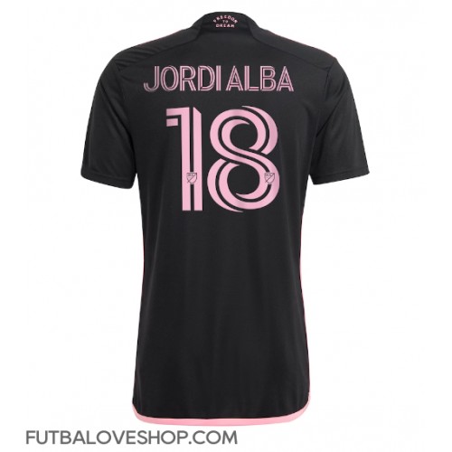 Dres Inter Miami Jordi Alba #18 Preč 2023-24 Krátky Rukáv